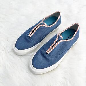 SeaVees Sunset Stripe Sneaker Regatta in Herringbone Twill